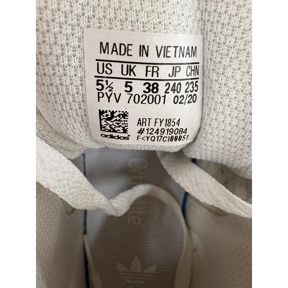 Adidas Pro Model High Top Sneakers White Leather Shell‎ Toe Men 5.5Y FY1854
